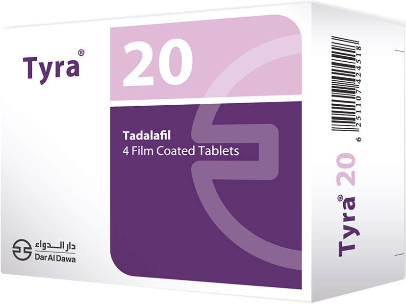 تايرا 20 مجم 4 اقراص