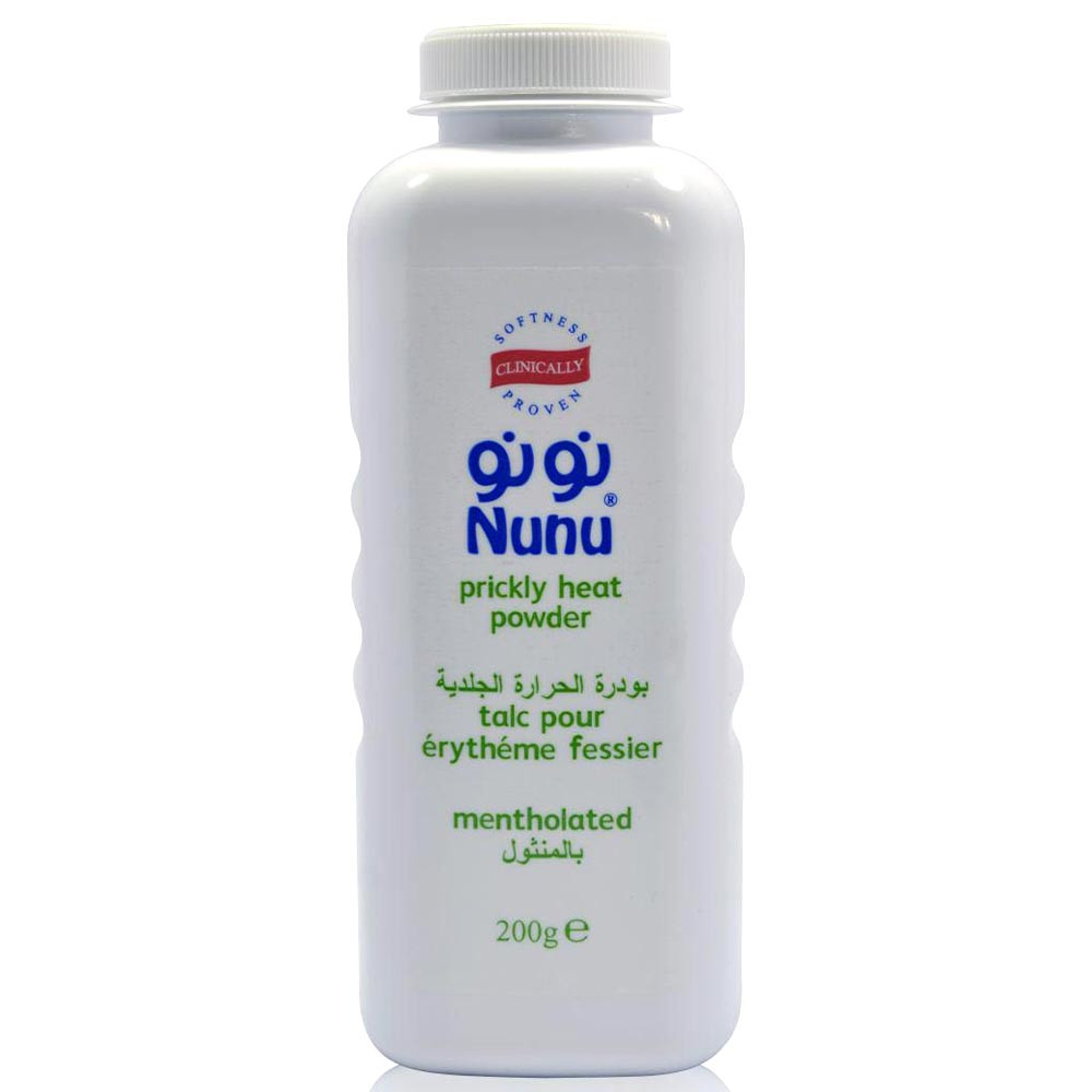 نونو بودره اطفال حرارية (بالمنثول) 200 جم