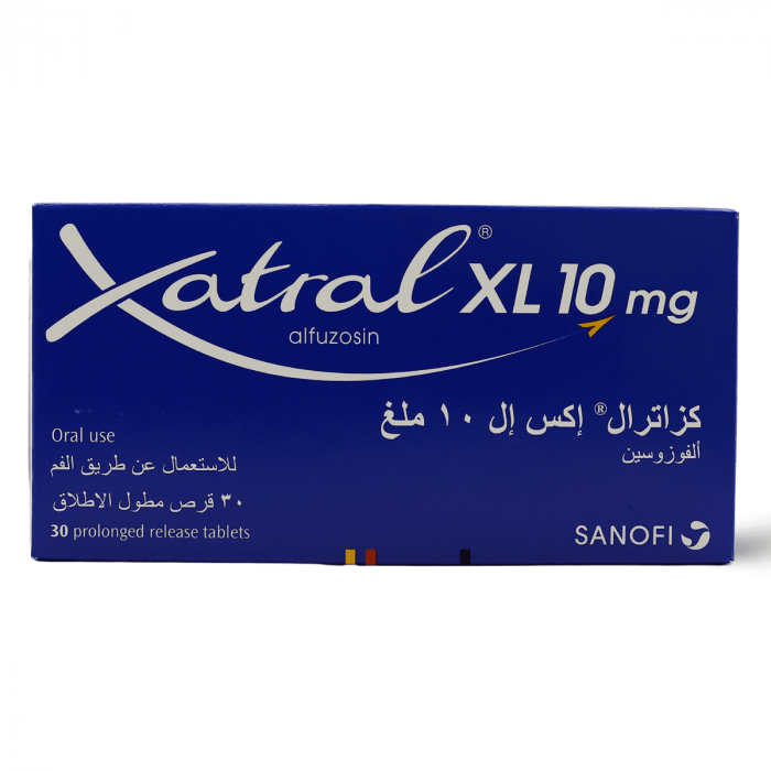 زاترال اكس ال 10 مجم للحفاظ علي صحه البروستاتا 30 قرص